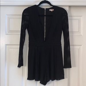 Long sleeve romper